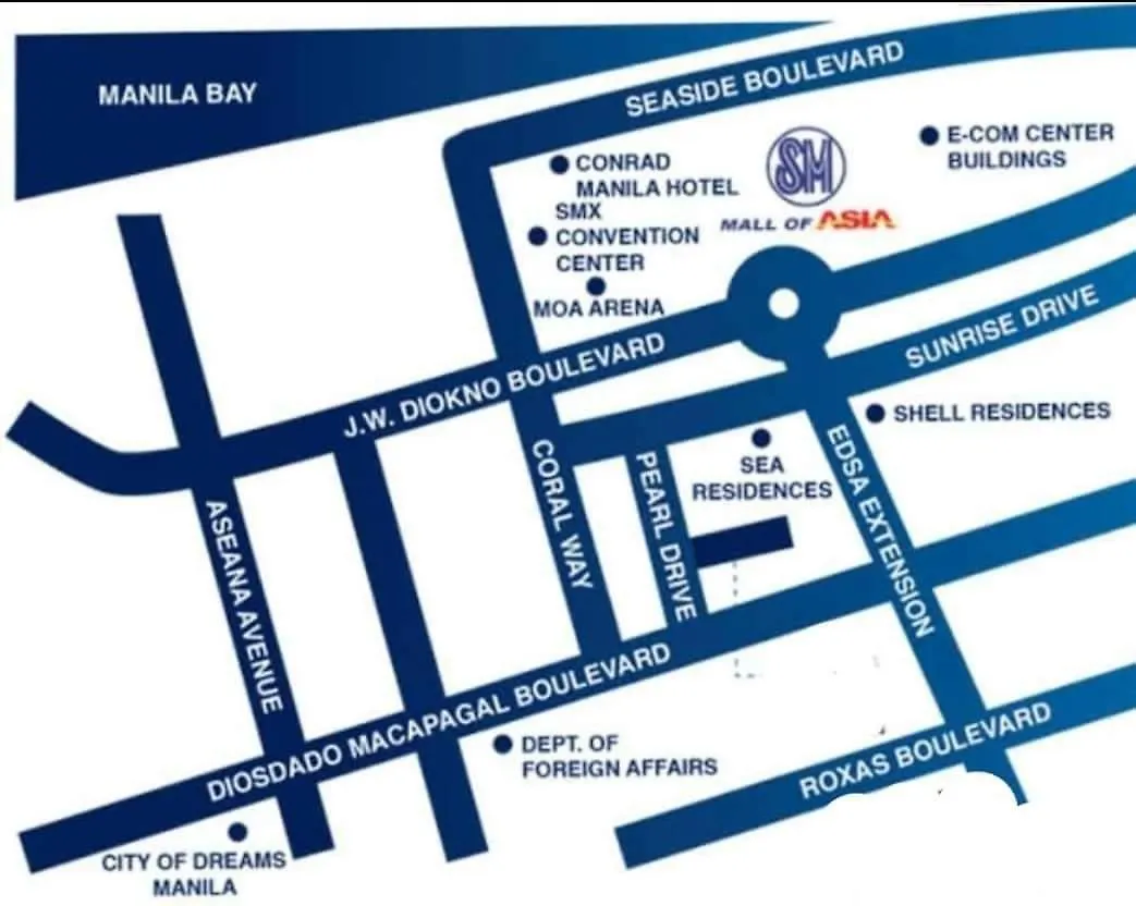Condo Staycation Sea Residence Moa Manila Philippines